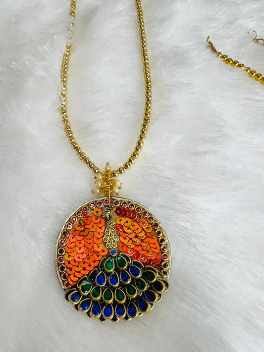 3D Elegant Neckpiece(Peacock model)